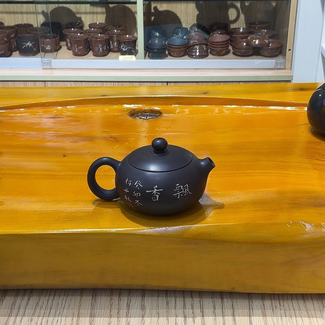 建水紫陶陈绍康徒弟的西施壶