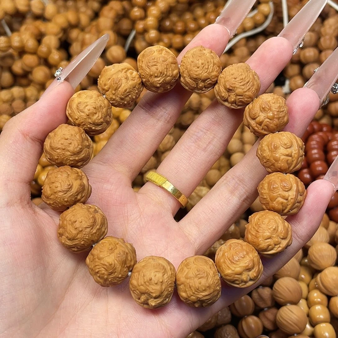 猴头核桃大金蟾手串