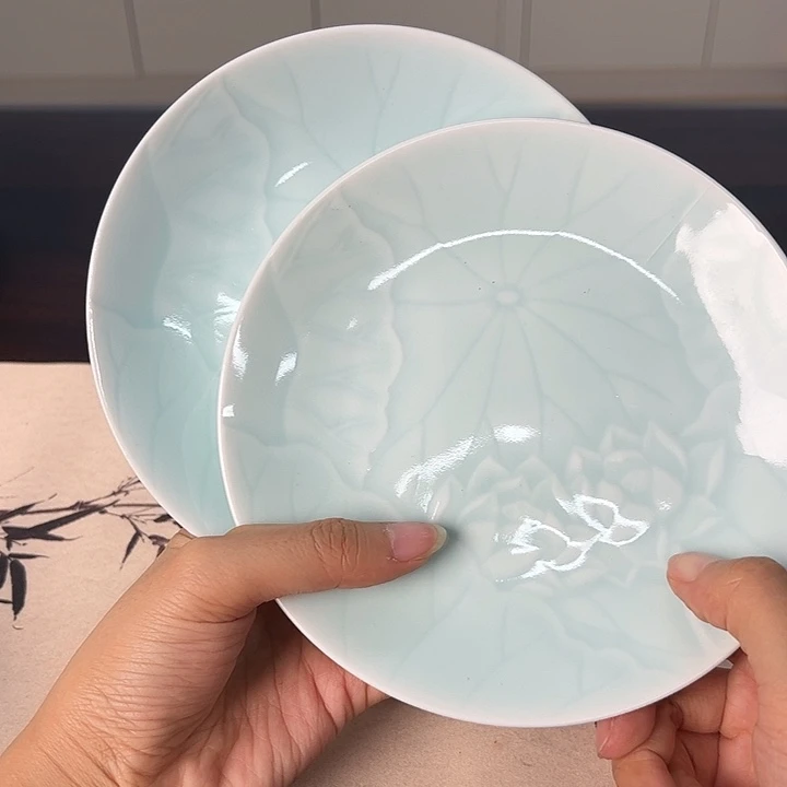 龙泉云间青瓷小米茶器