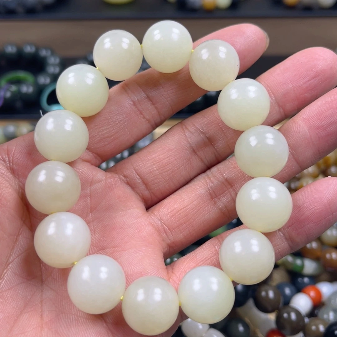 和田玉手串未镶嵌