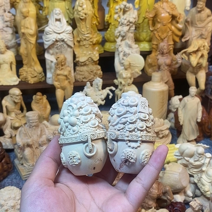 黄杨木黄杨木瑕疵聚宝盆