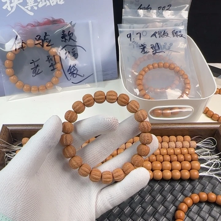 猴头核桃手串开播金八棱11.3