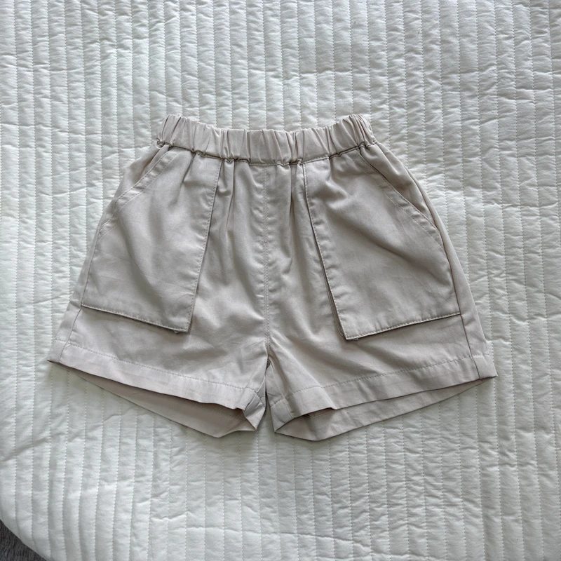 【棉工装短裤 小乐妈咪】女童款夏装新款女宝宝裤子夏季休闲裤D4