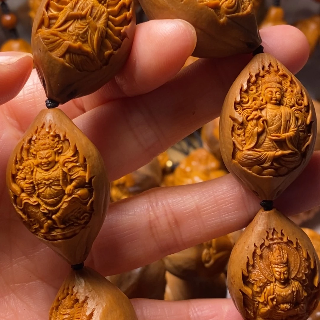 细***风橄榄核手串/手链八大菩萨
