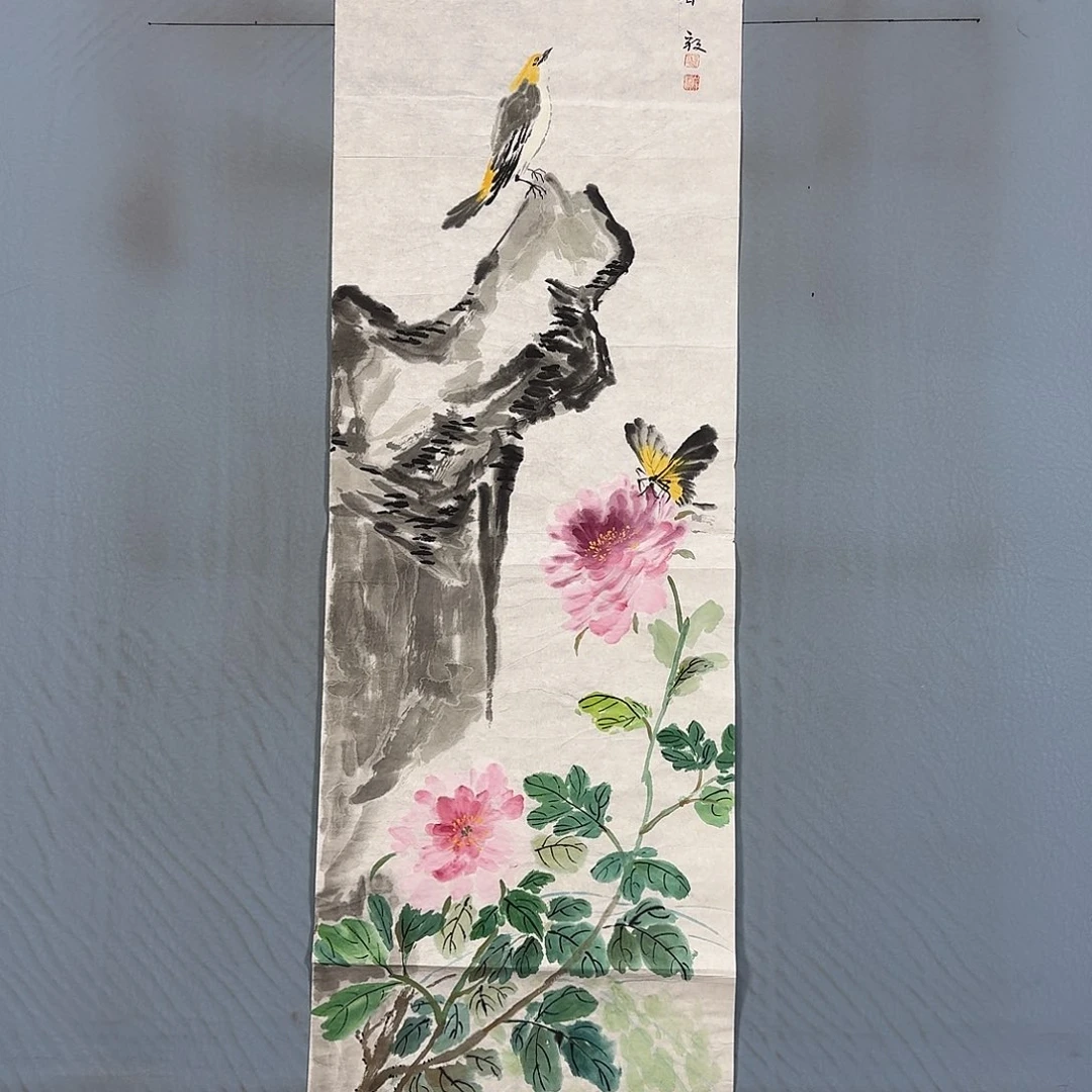 国画247 牡丹一如你初来