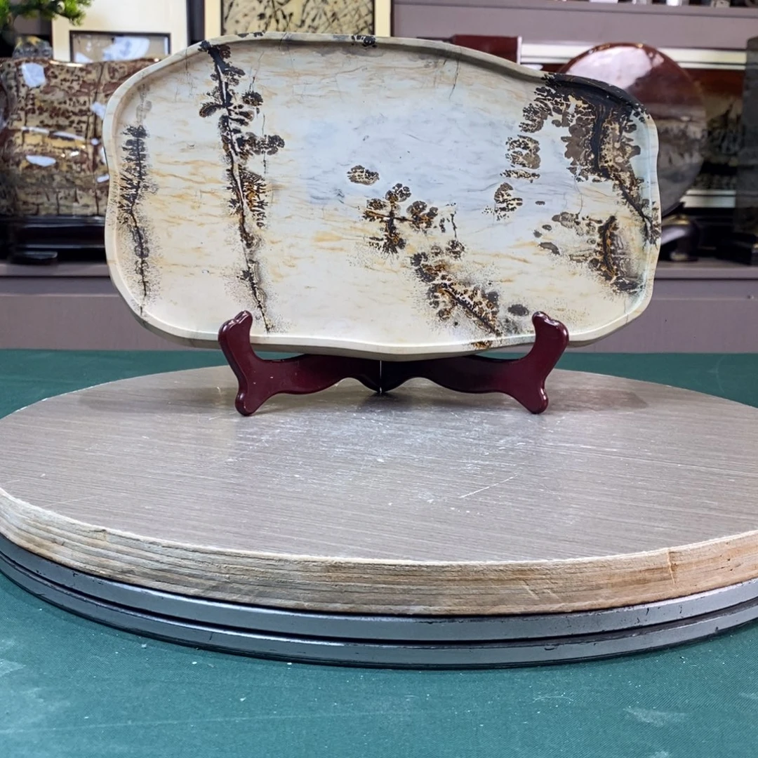 石材广西国画石草花石