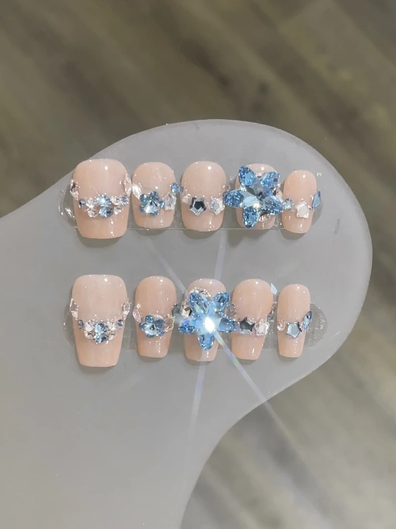 【小蓝】施华洛华子高级可拆卸式穿戴甲