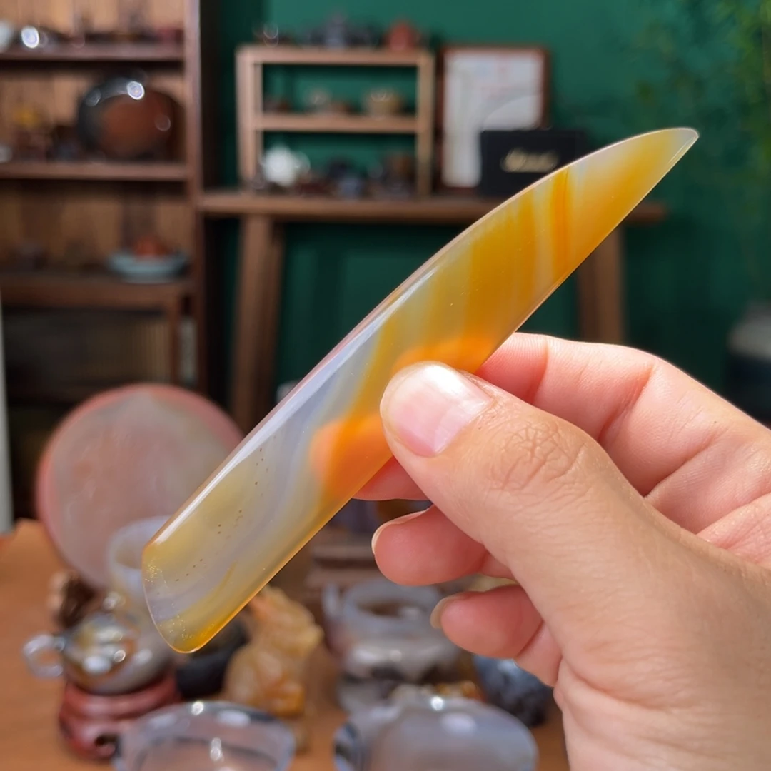 碎***两玛瑙/玉髓未镶嵌茶器