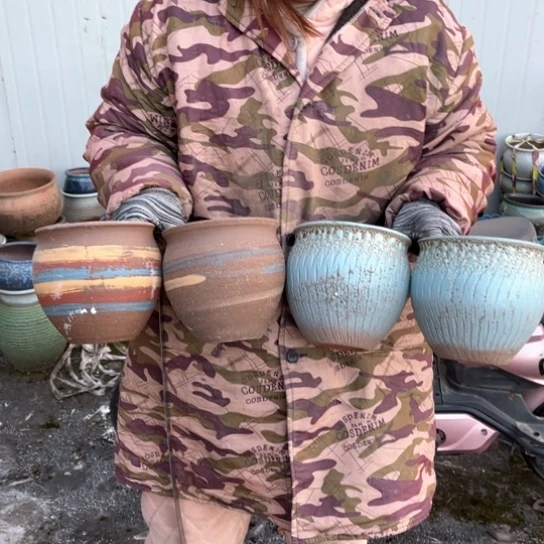 红陶口15高15瑕疵