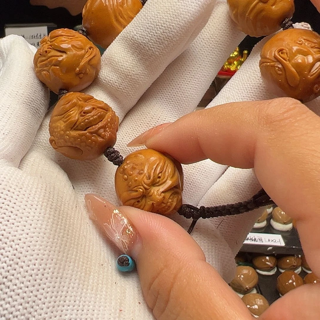 橄榄核手串/手链橄榄核雕刻手工艺品