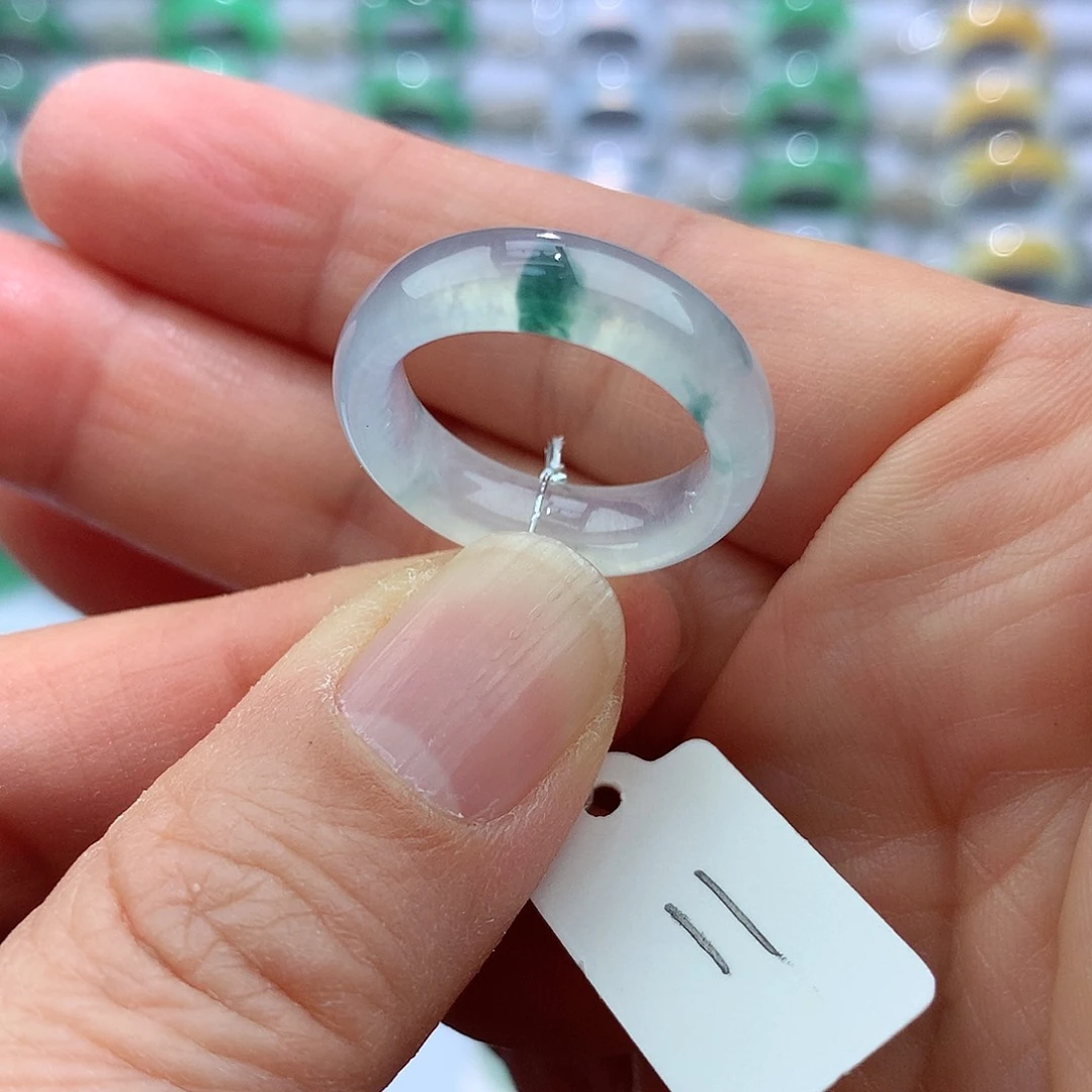 翡翠戒指未镶嵌11号