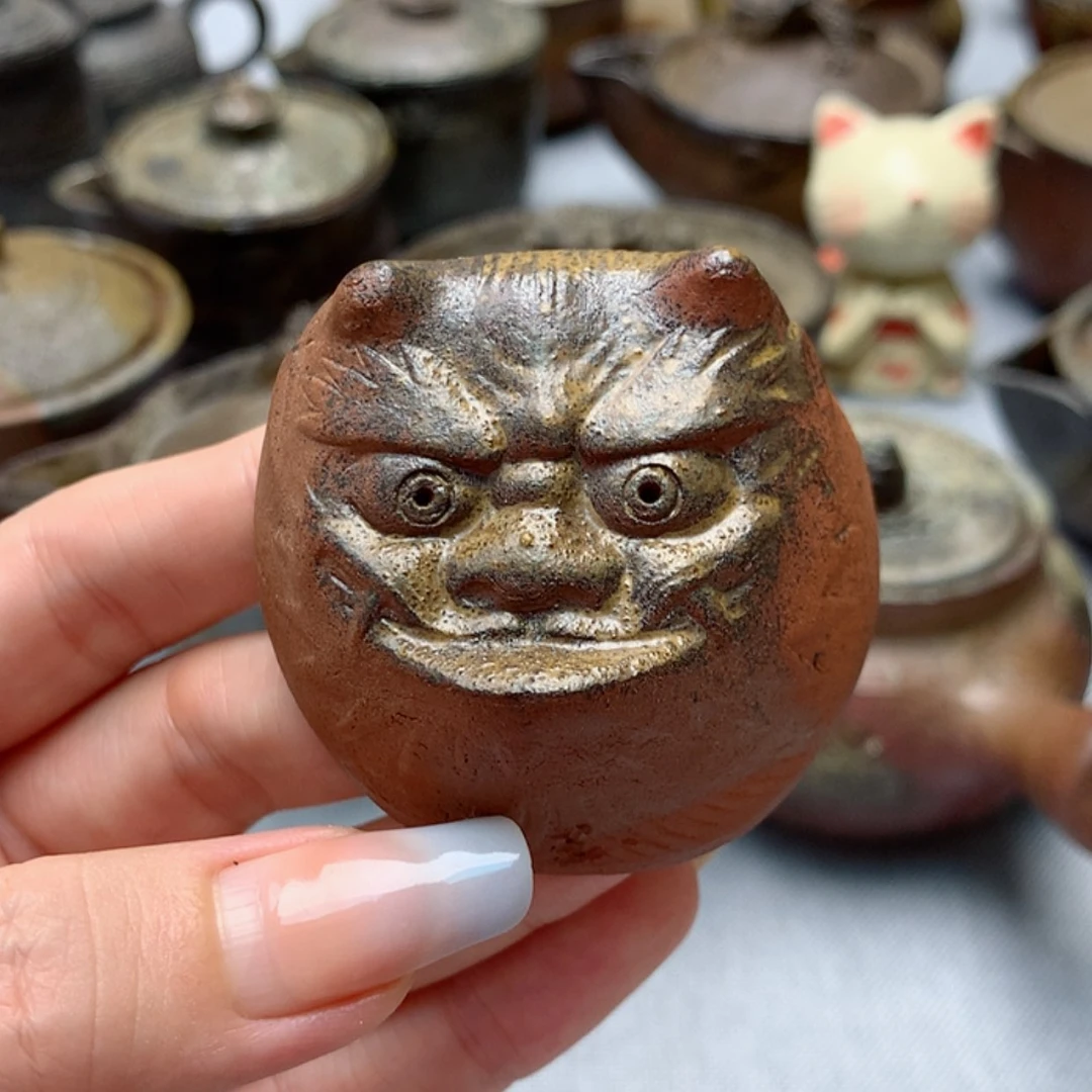 【闪购商品】木村玉舟 鬼面盖置 杯子两用