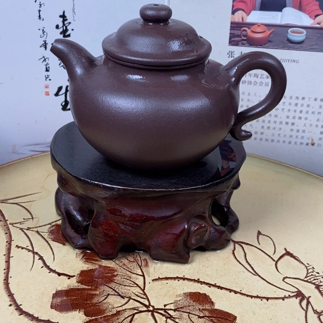 紫砂茶壶200 容量宜兴紫砂壶