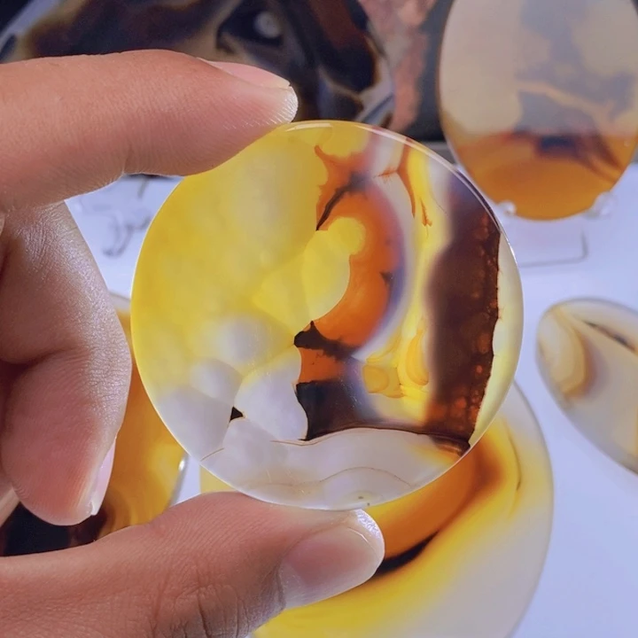 玛瑙/玉髓颈饰未镶嵌风*标