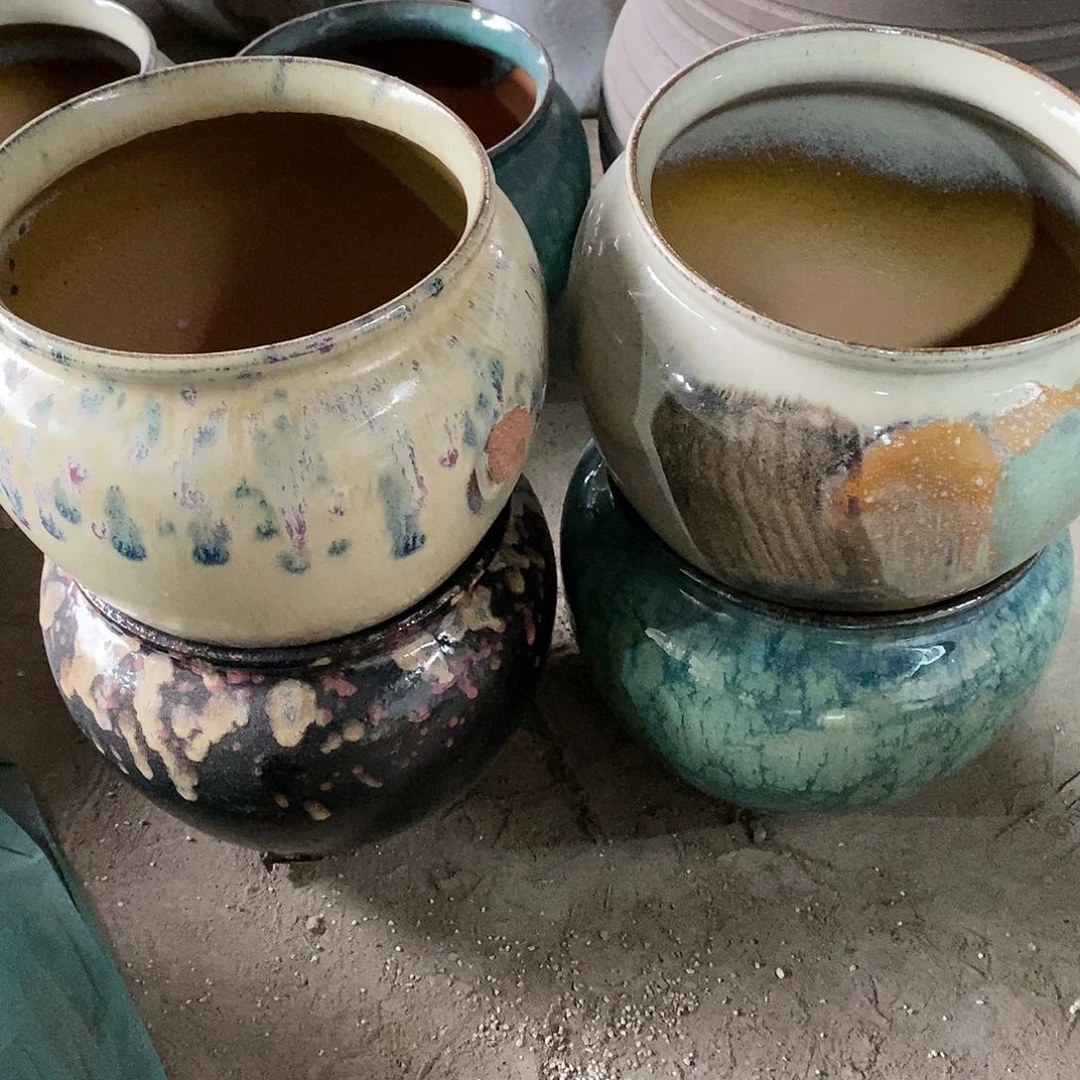 紫砂花盆瑕疵15/15，bjhv