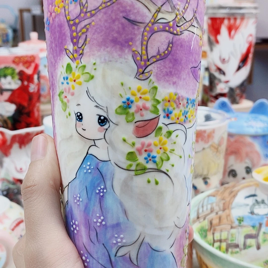 杯董董文创手绘陶瓷