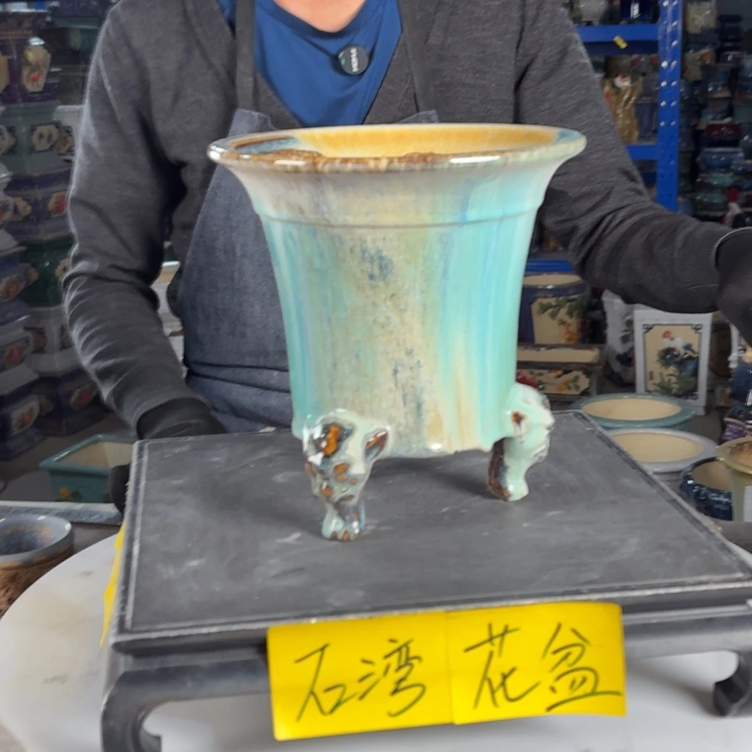 一风堂石湾花盆 内16*16编号624