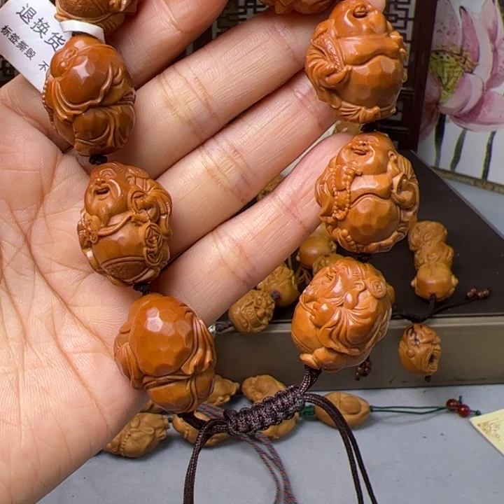 茹***風橄榄核手串/手链橄榄核