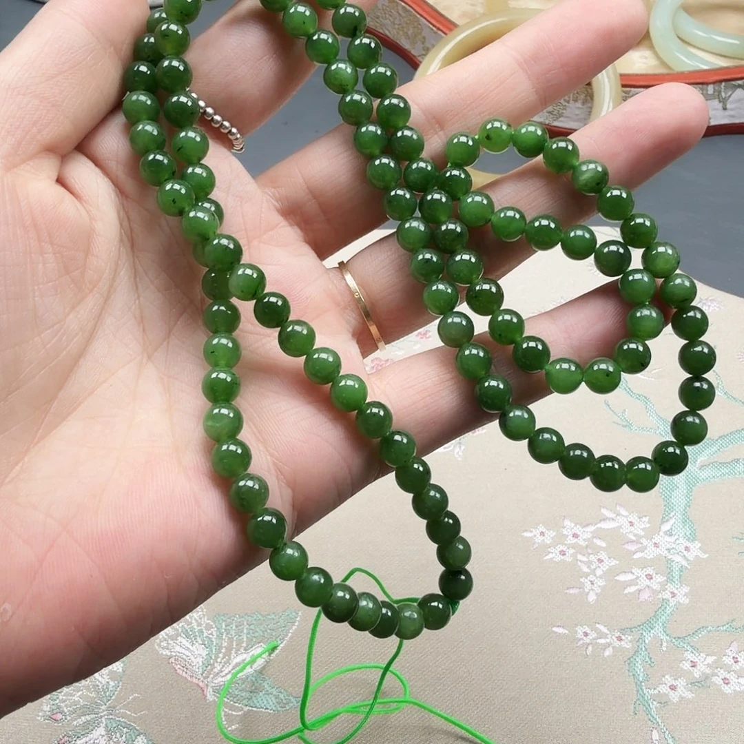 和田玉未镶嵌手链36