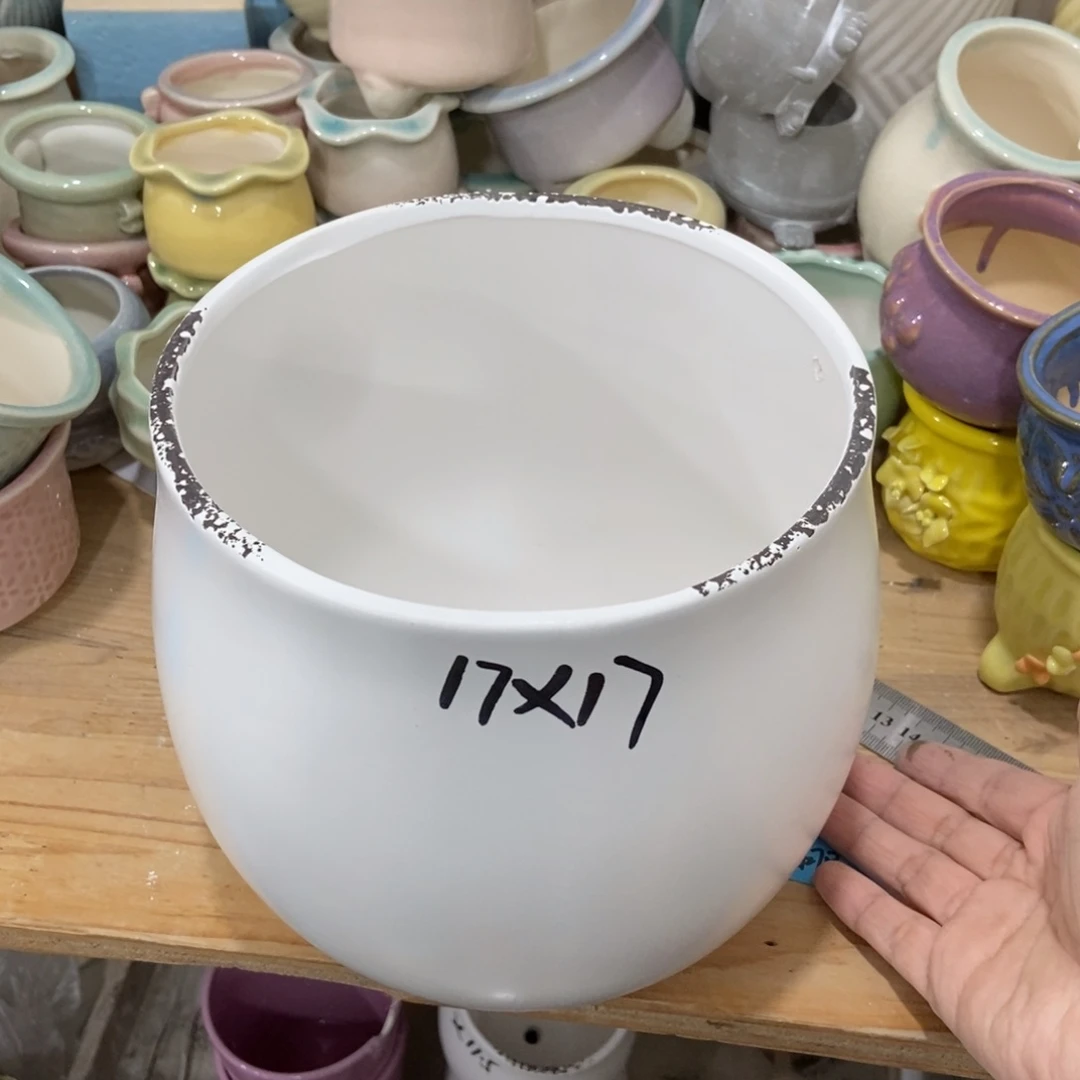 红陶陶瓷花盆凑满12米包邮