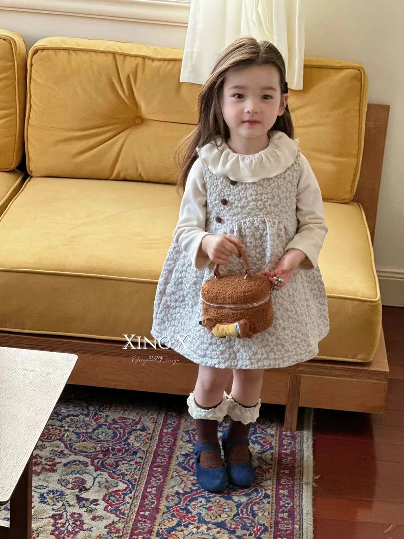 女童套装秋冬季两件套裙套装儿童宝宝洋气时髦套装女宝韩系洋气xx