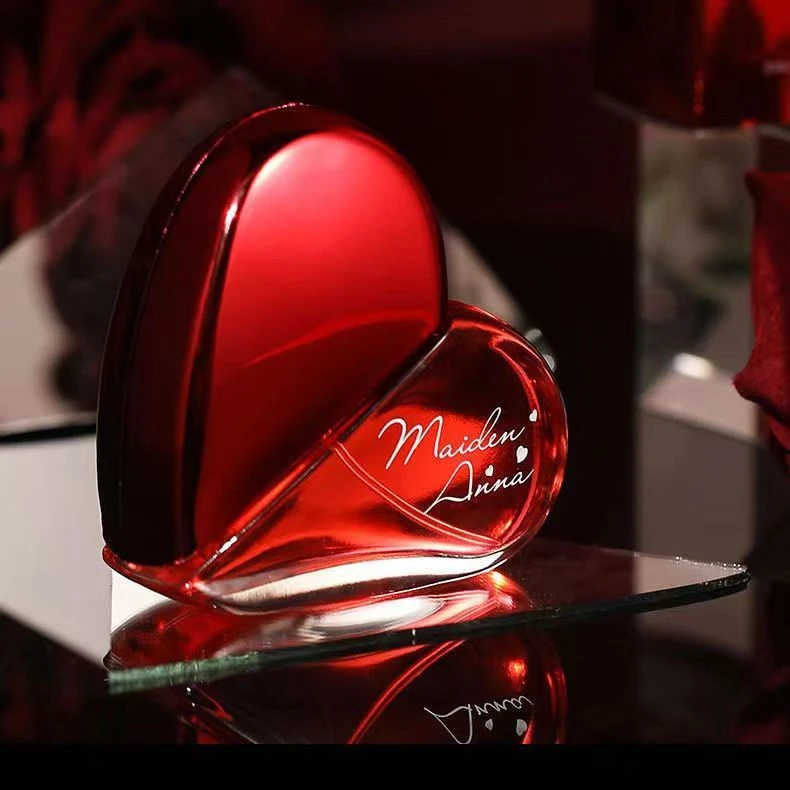 遇见高档爱心香水学生女士心形持久淡香清新留香72小时礼物热销