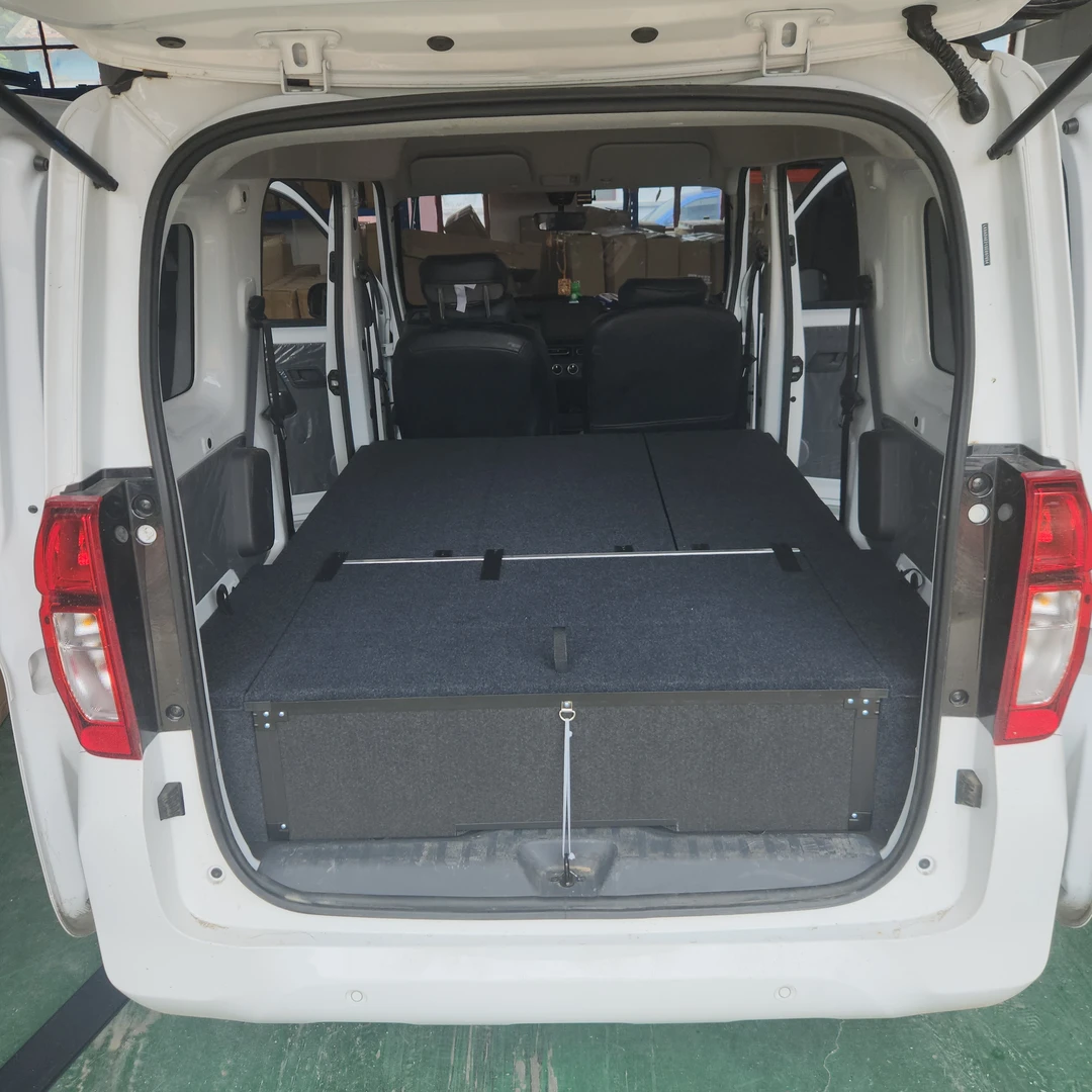 五菱之光ev床车魔盒定制后备箱收纳箱多功能储物箱露营车改装车载