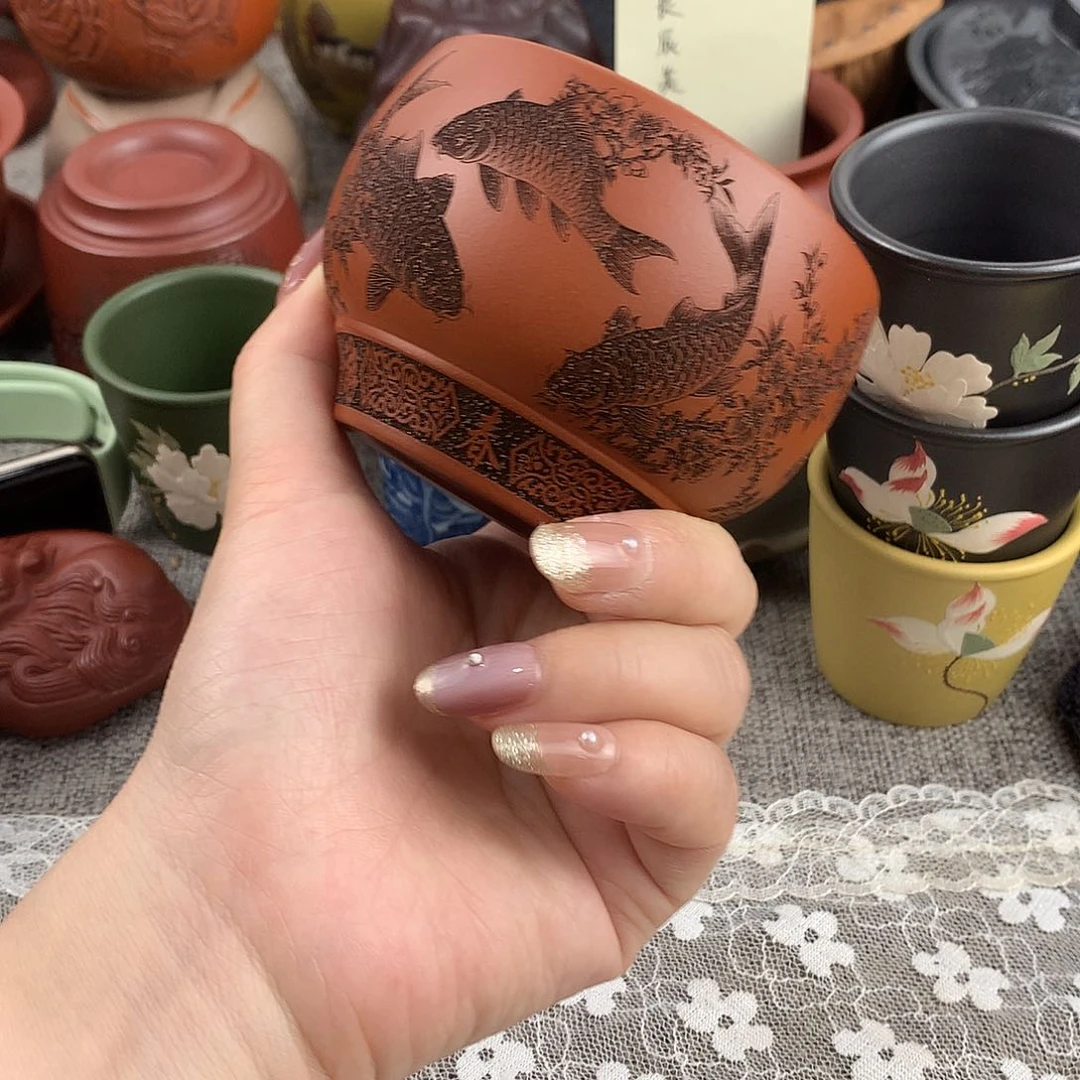 茶杯紫砂高端主人杯