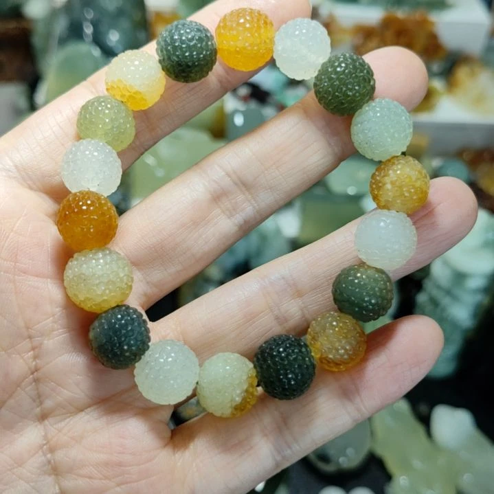 岫玉未镶嵌手串款式
