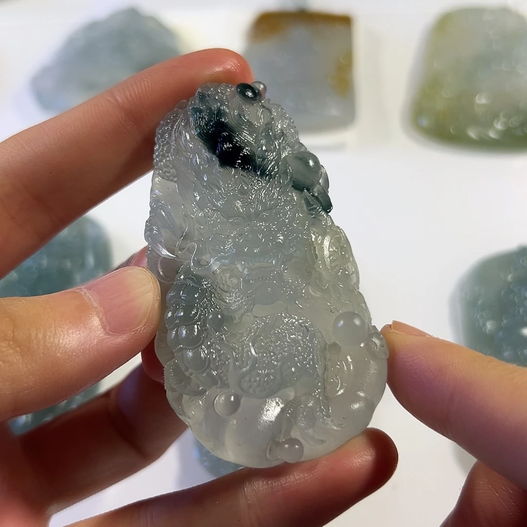 未镶嵌定制翡翠挂件