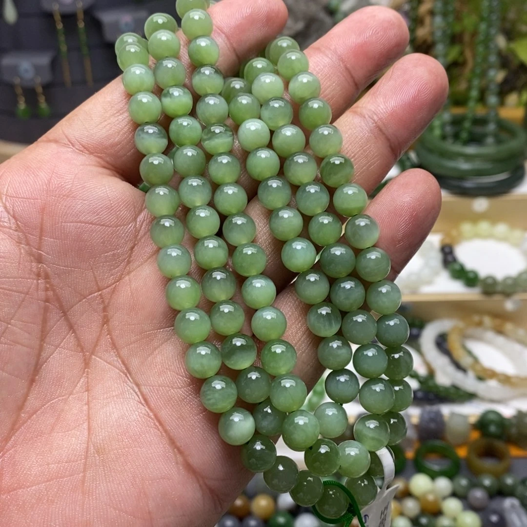 和田玉（碧玉）颈饰未镶嵌47