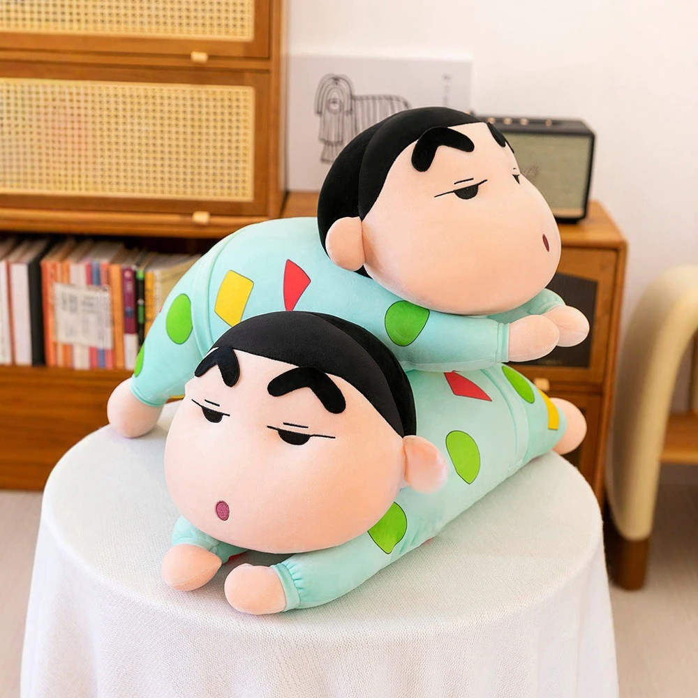 家用成人护颈枕新款蜡笔小新毛绒玩具公仔60cm0.6kg 80cm1.1kg 10