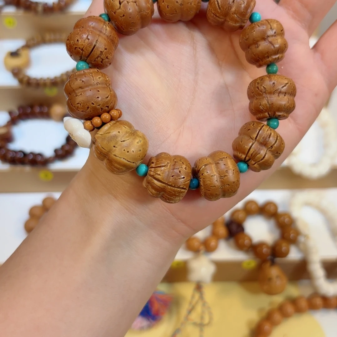 星月菩提手串桃核葫芦