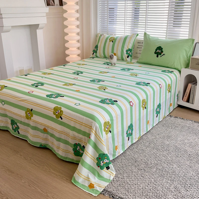 A类亲肤水洗床单单品双人被单单人学生宿舍床品