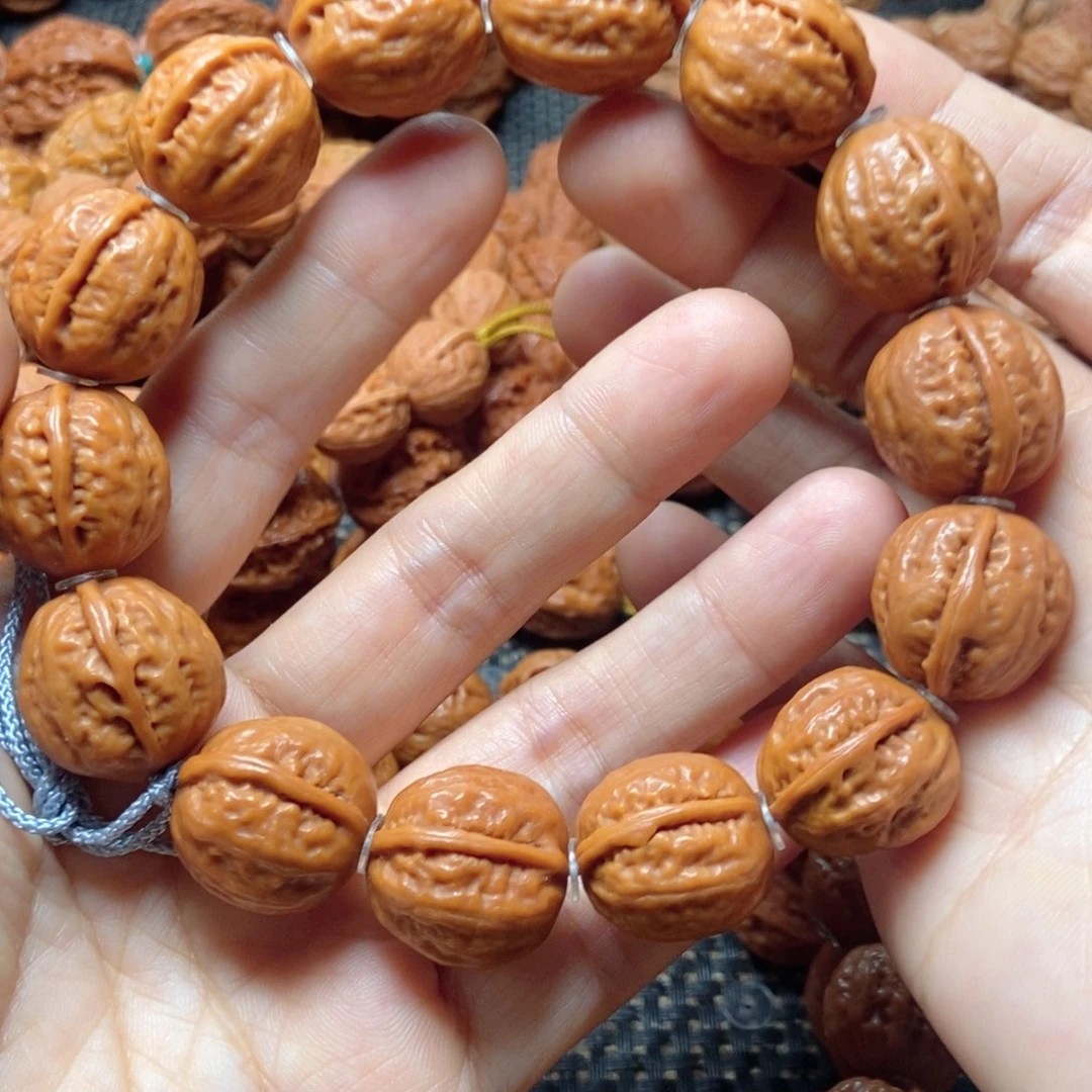 汐***许文玩核桃手串小元宝手串