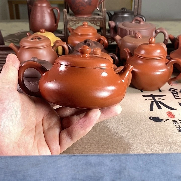 茶壶段泥紫砂的微瑕