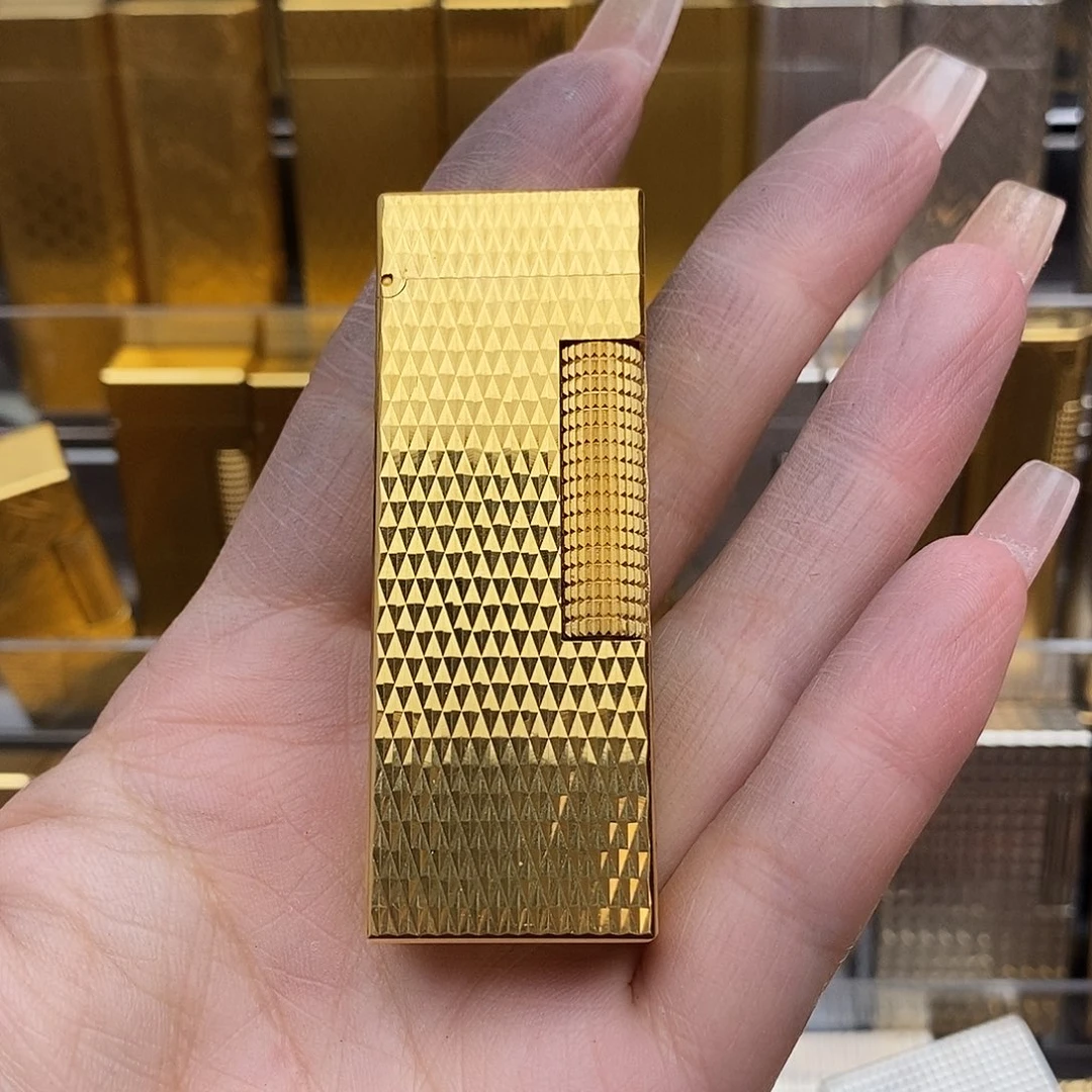 登喜路4代金色钻石纹