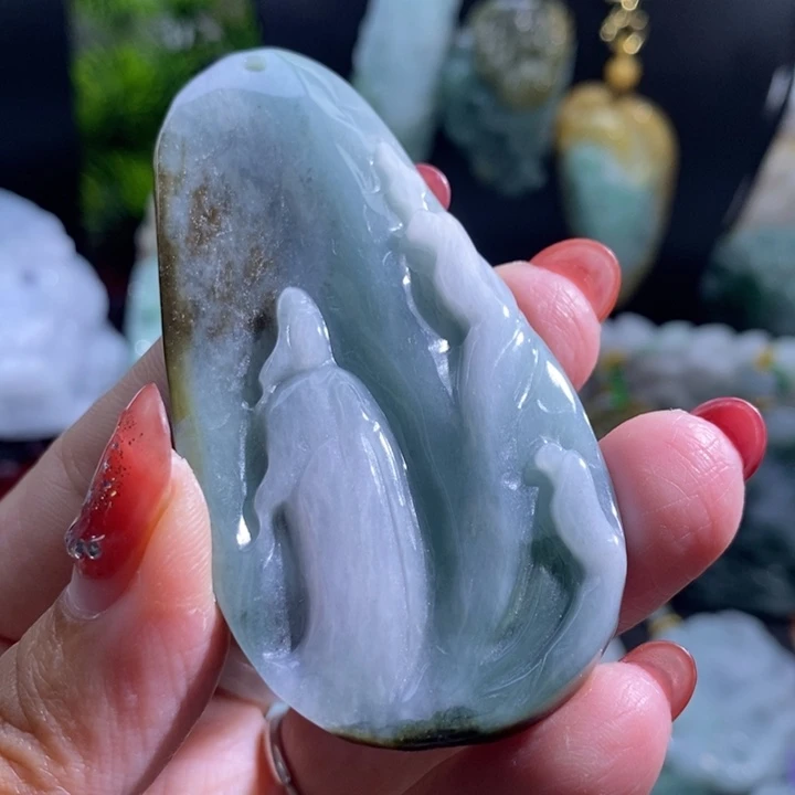 【闪购商品】颈饰未镶嵌翡翠观音