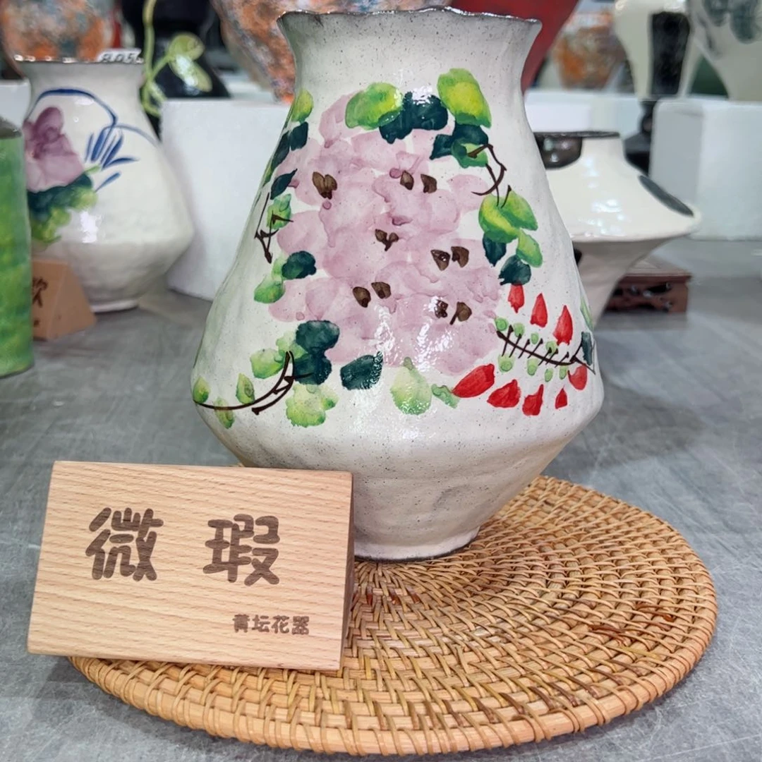 红陶口8高20无孔