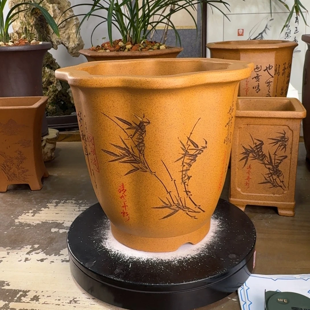 木***易花盆紫砂紫砂花盆