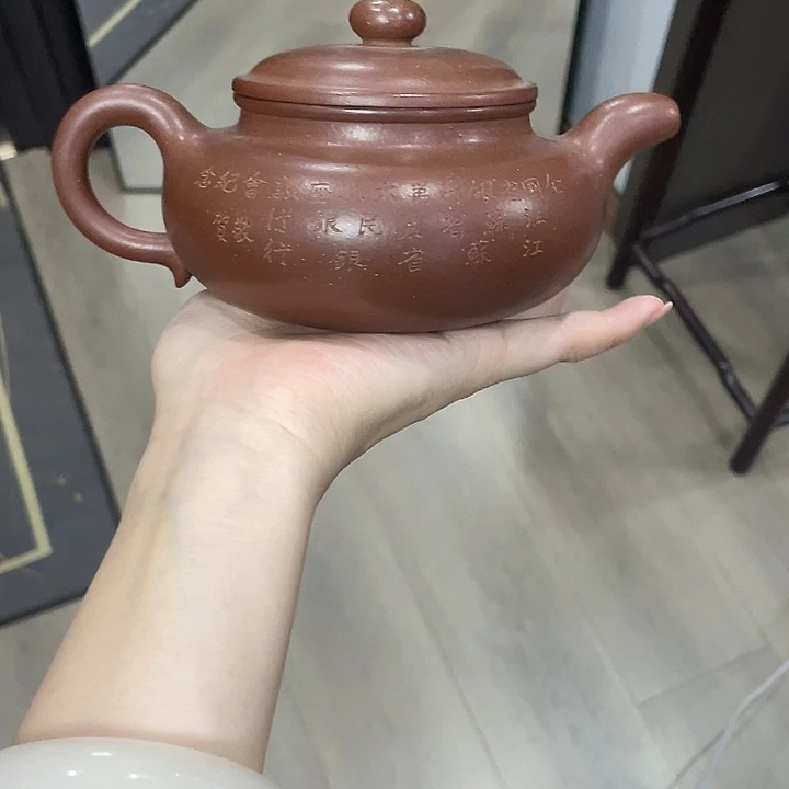 茶壶紫砂全全手工打造