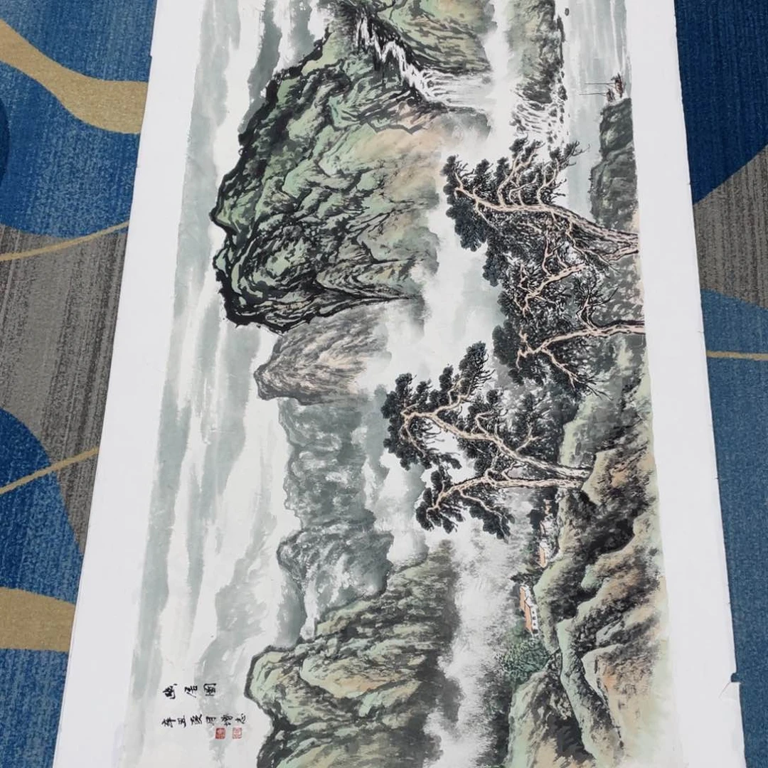 国画绘画作品连增志托底