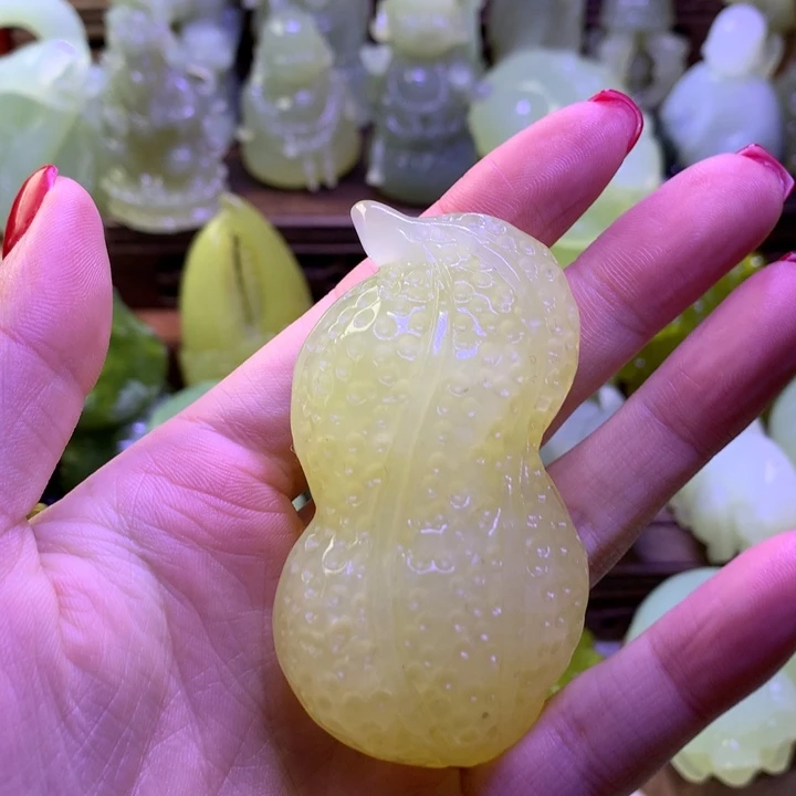 岫玉未镶嵌手把件