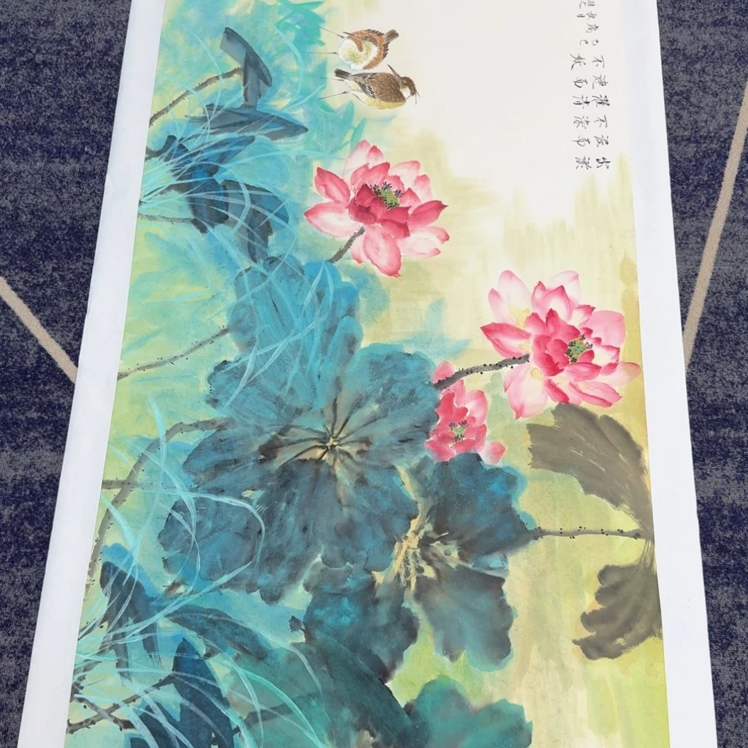 国画国画作品山水花鸟