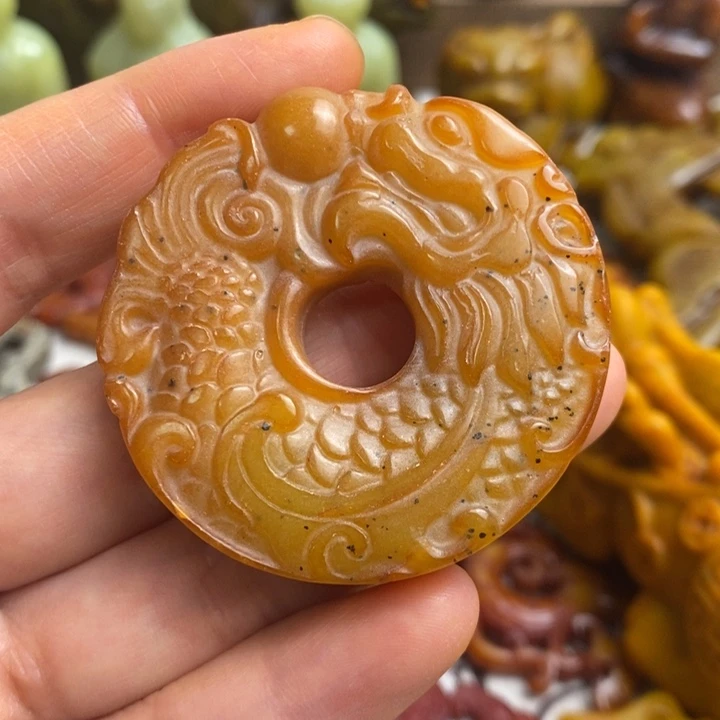 未镶嵌蛇纹石玉颈饰104