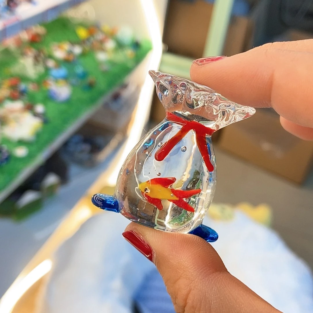 琉璃手工艺品福袋鱼