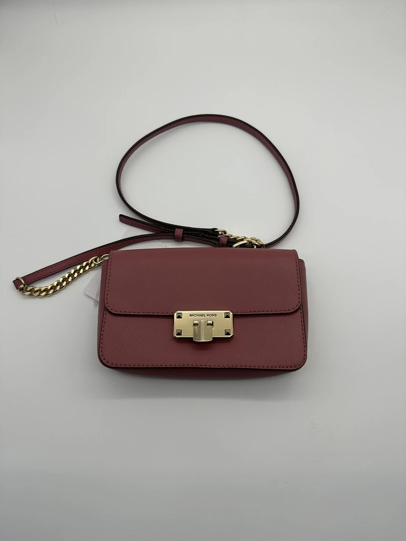 95新 MICHAEL KORS/迈克高仕 MK粉色单肩包