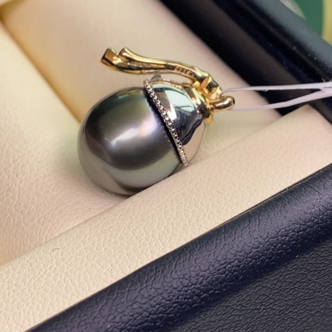 颈饰银S925镶嵌海水珍珠