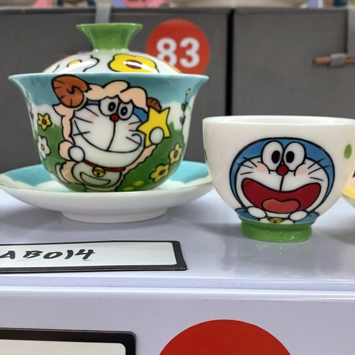 高温釉下彩纯手工手绘陶瓷