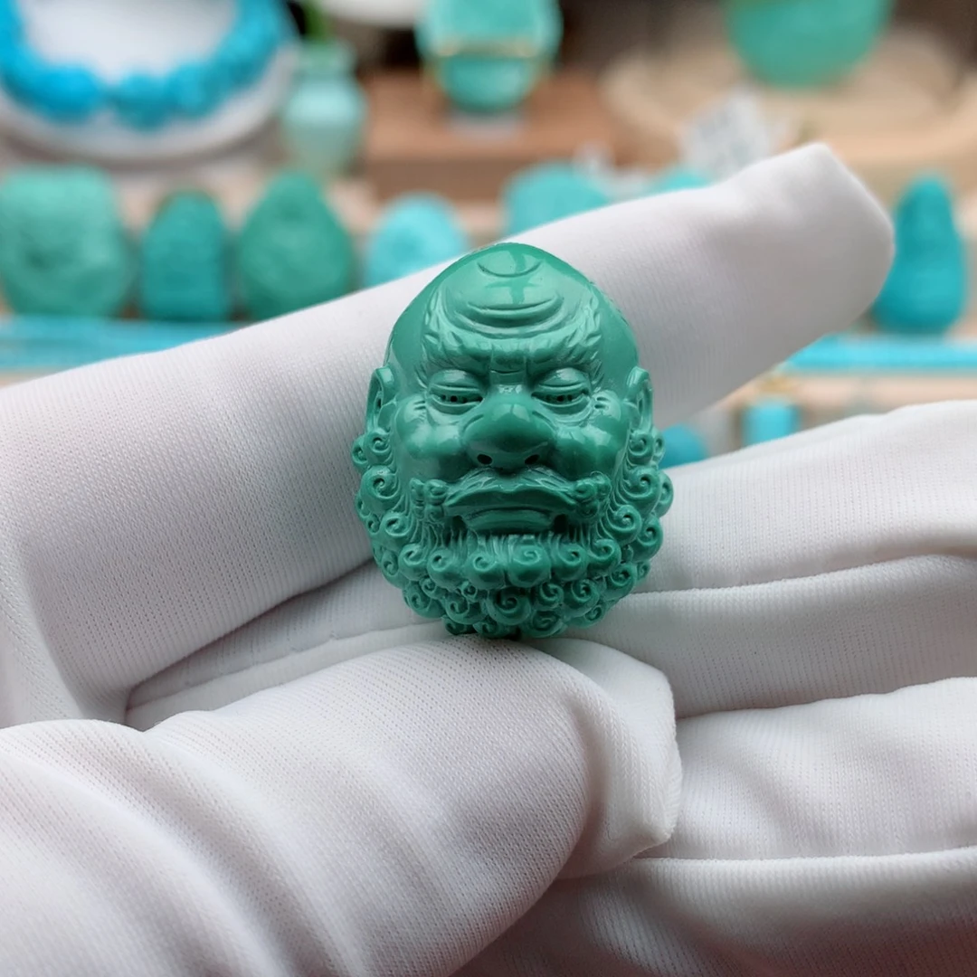 绿松石珠宝奇石未镶嵌10.4克